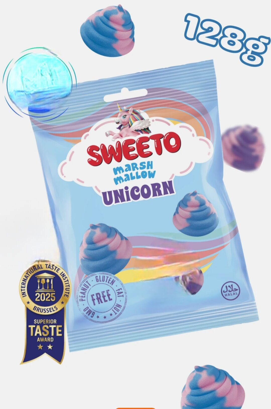 Sweeto Unicorn Marshmallow 128g