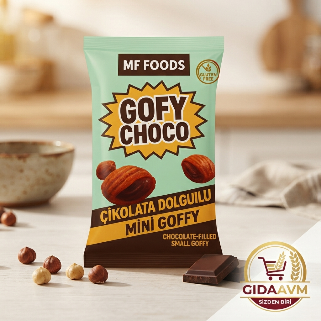 Gofy Choco Çikolata Dolgulu Mini Gofy 45 gr