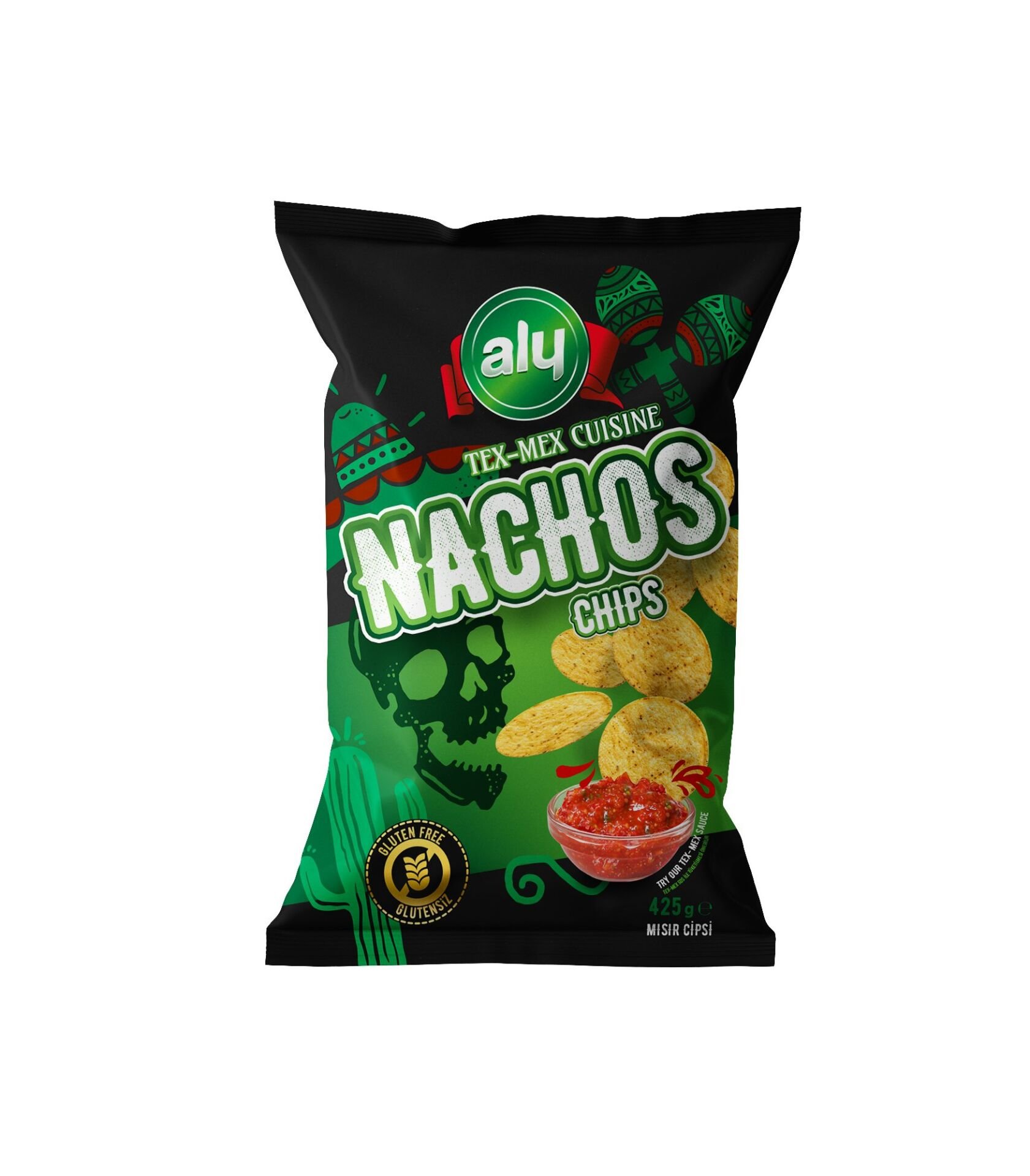 Aly Glutensiz Nachos Cips 425 Gr