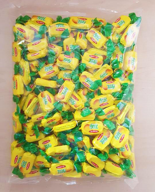 Kent Glutensiz Limon Sulu Toffe Şeker 1 kg