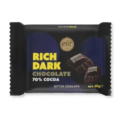 Elit  Bitter Çikolata %70 Tablet 60g