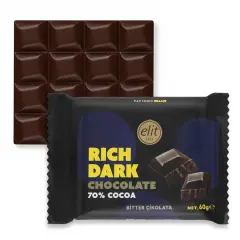 Elit %70 Bitter Çikolata Tablet 60g
