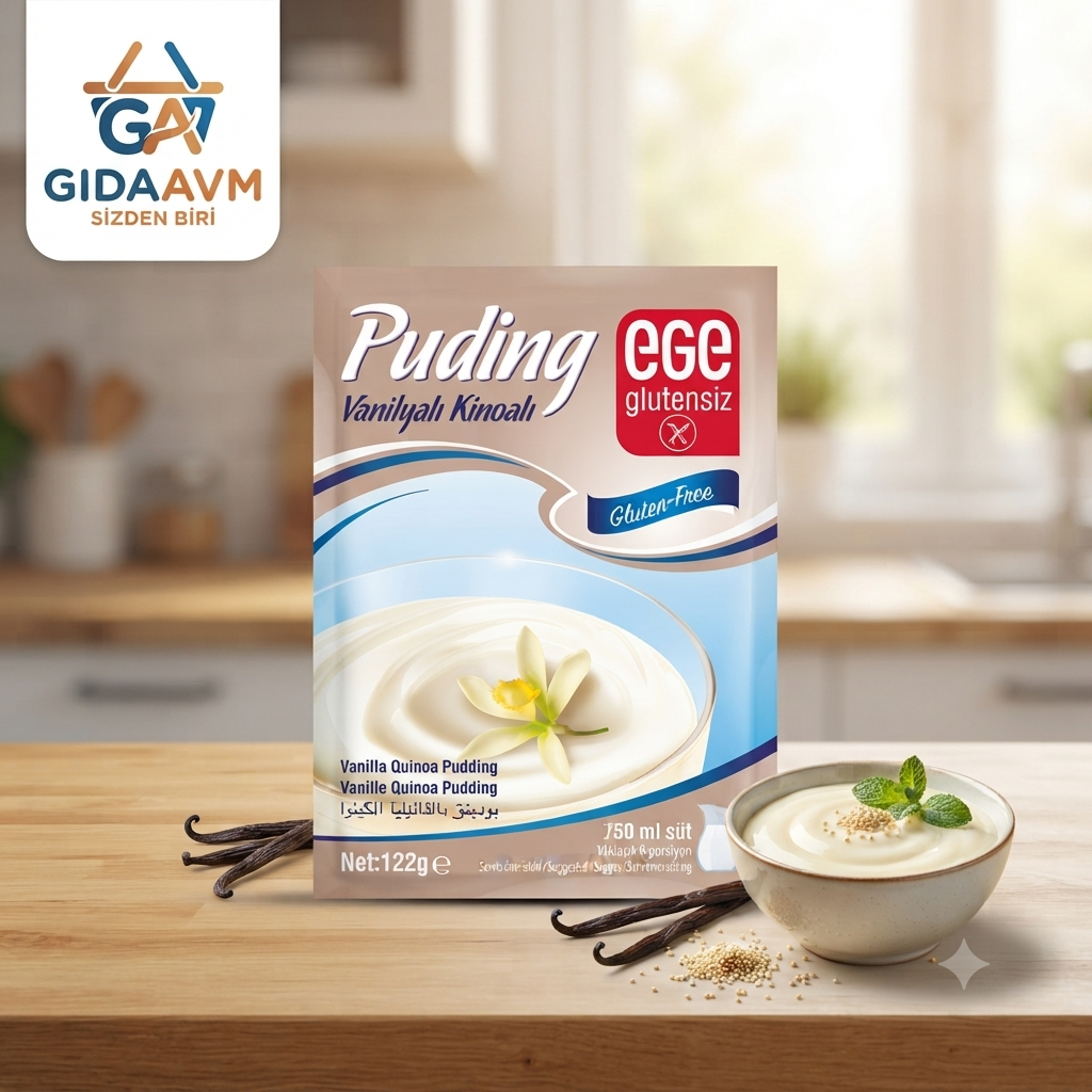Vanilyalı Kinoalı Puding 122 gr