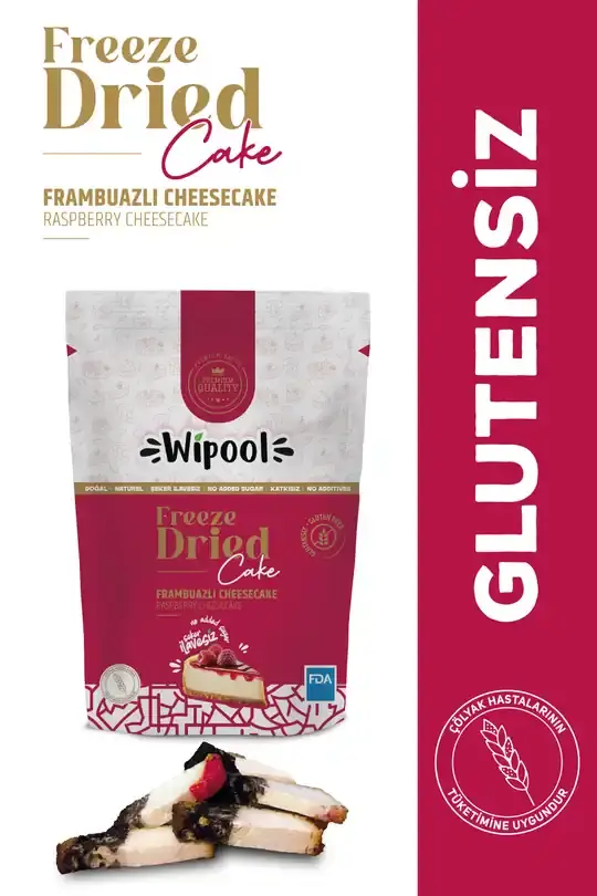 Freeze Dried Frambuazlı Cheesecake 30 gr