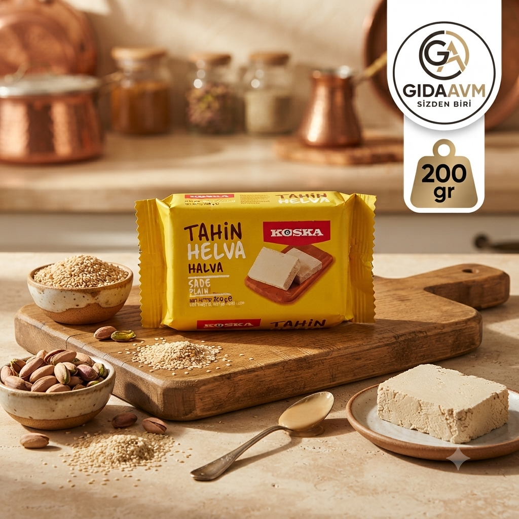 Koska Glutensiz Tahin Helva Sade 200 gr