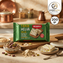 Koska Glutensiz Tahin Helva Antep Fıstıklı 200 gr