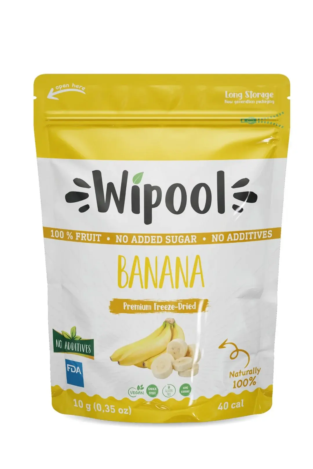 Wipool Freeze Dried Muz 10 gr