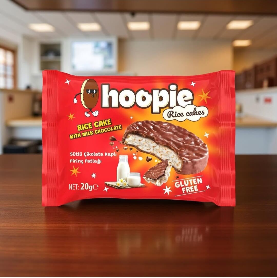 Hoopie Sütlü Çikolata Kaplı Pirinç Patlağı 20g