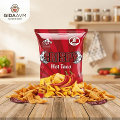 Glutensiz Crıspy Cips Hot Taco 80 gr