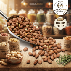 Qavruq Glutensiz Fıstık Jumbo Tuzsuz 250 Gr