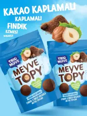 Fındık Ezmesi Dolgulu Kakao Tozu Kaplamalı Meyve Topları 96 gr