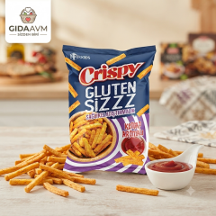 Glutensiz Crıspy Çubuk Cips Ketçap Aromalı 80 gr