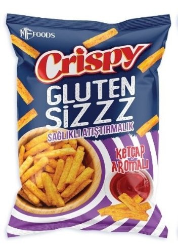 Glutensiz Crıspy Çubuk Cips Ketçap Aromalı 80 gr