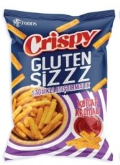 Glutensiz Crıspy Çubuk Cips Ketçap Aromalı 80 gr