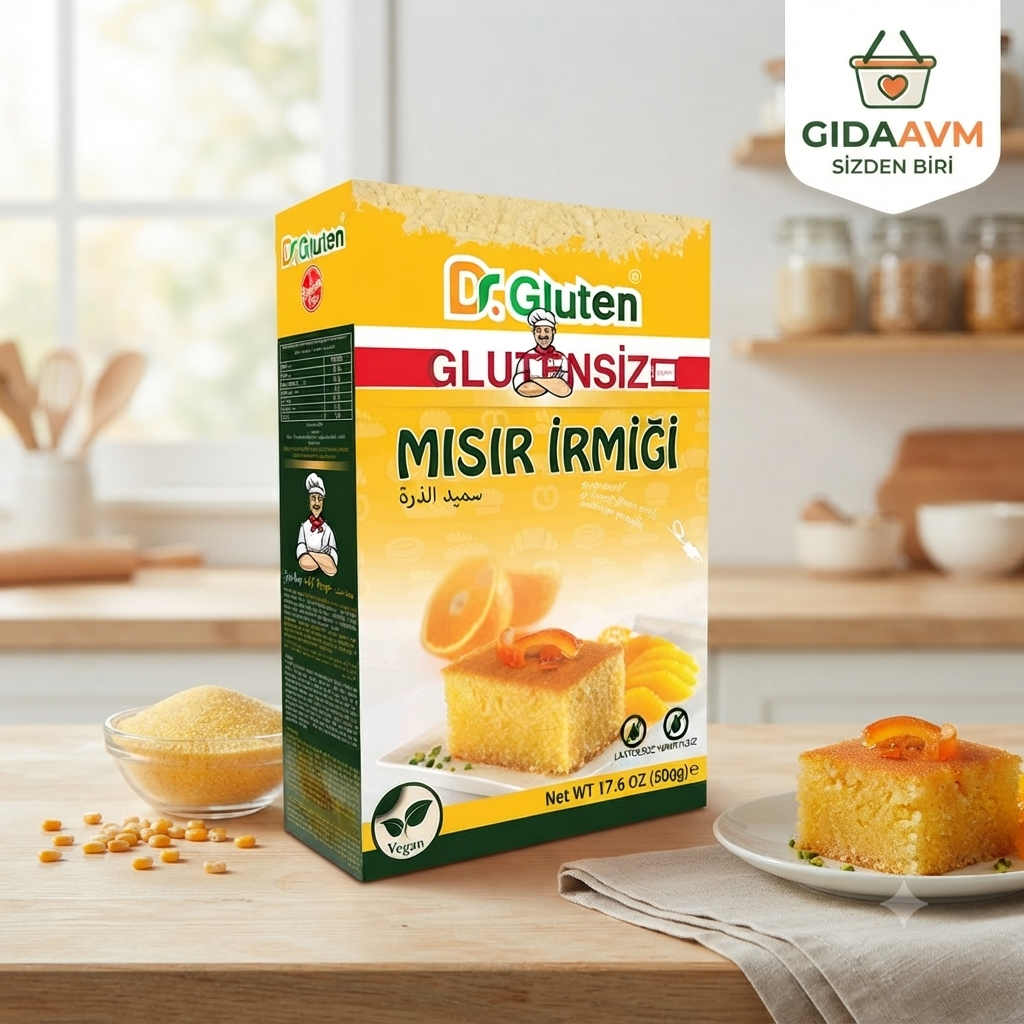 Dr. Gluten Mısır İrmiği 500 g (Glutensiz)