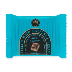 Elit Fındıklı Krema Dolgulu Sütlü Çikolata 60g