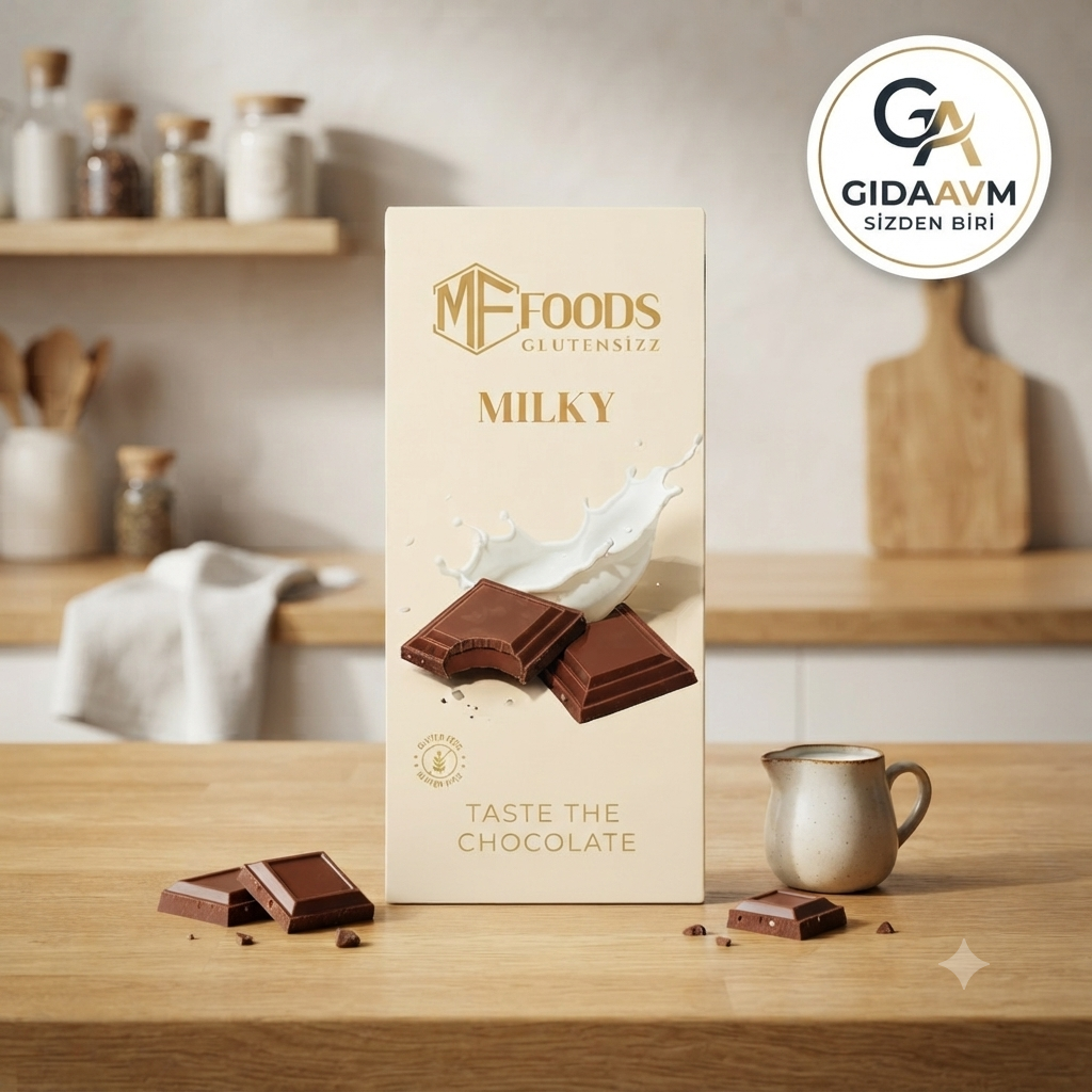MF Food Glutensiz Sütlü Tablet Çikolata 100 gr