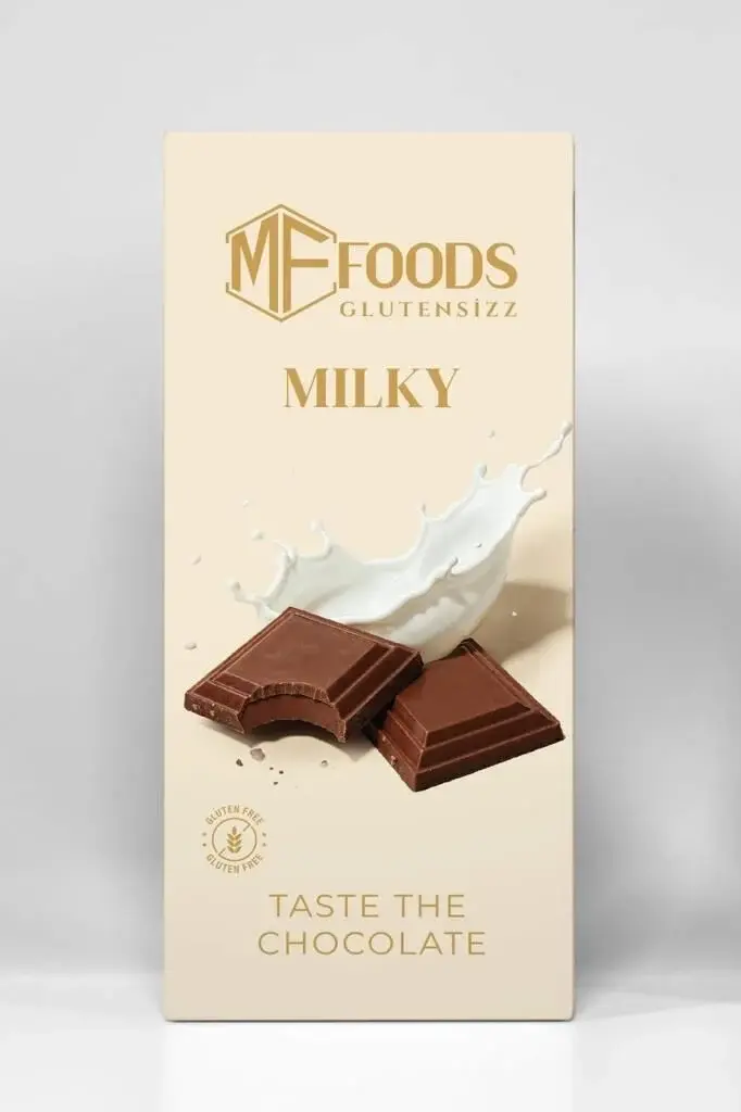 MF Food Glutensiz Sütlü Tablet Çikolata 100 gr