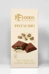 MF Food Glutensiz Antep Fıstıklı Tablet Çikolata 100 gr