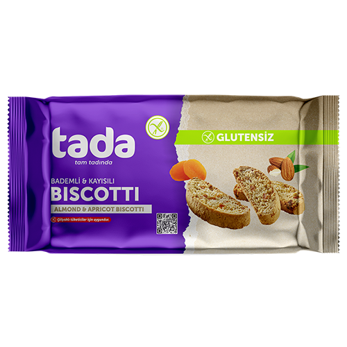Glutensiz Bademli Kayısılı Bıscotti 110 gr