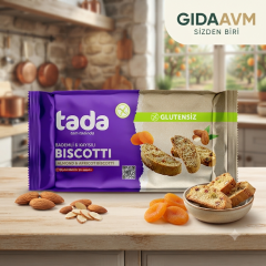 Glutensiz Bademli Kayısılı Bıscotti 110 gr