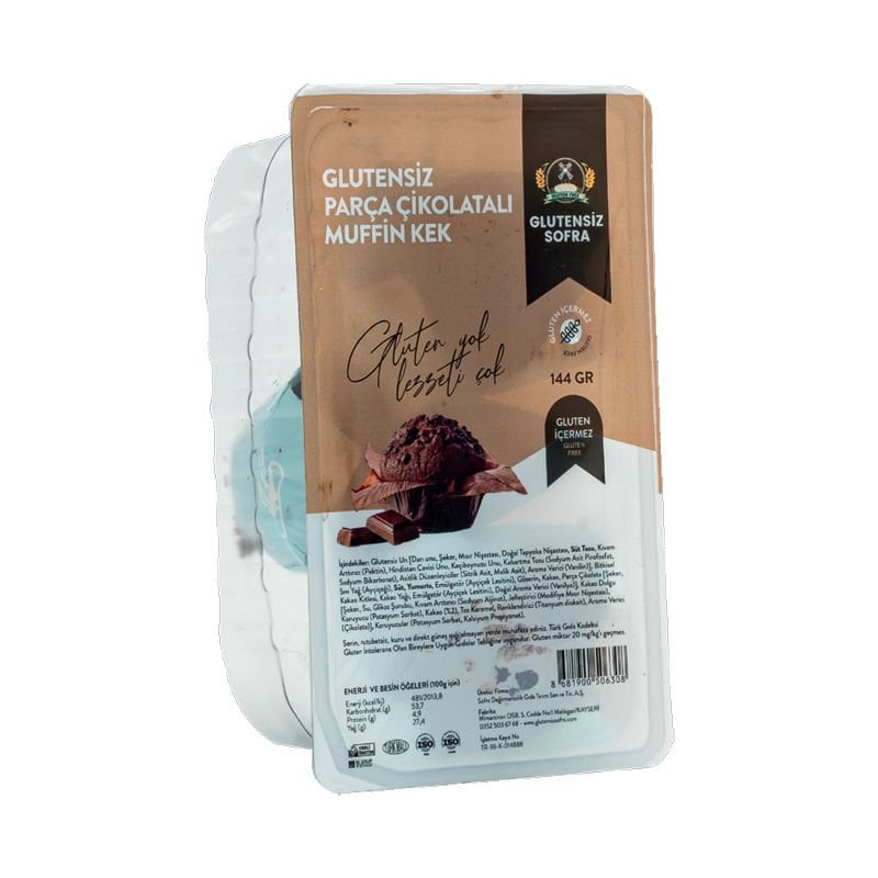 Sofra Glutensiz Parça Çikolatalı Muffin Kek 144 gr