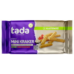 Glutensiz Sebzeli Mini Kraker 85 gr