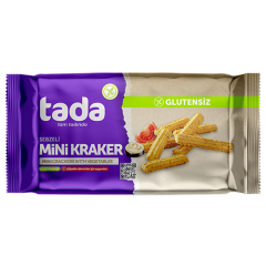 Glutensiz Sebzeli Mini Kraker 85 gr