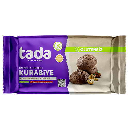 Glutensiz Kahveli ve Fındıklı Kurabiye 75 gr
