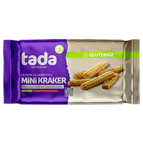 Glutensiz Peynirli Dereotlu Mini Kraker 85 gr