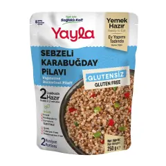 Yayla Glutensiz Sebzeli Karabuğday Pilavı 250 G