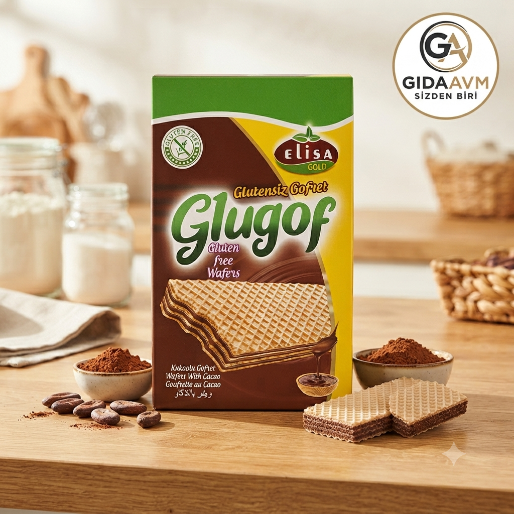 Elisa Gold Glutensiz Kakaolu Gofret 125 gr