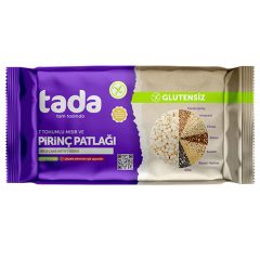 TADA Glutensiz 7 Tohumlu Mısır ve Pirinç Patlağı 60 gr