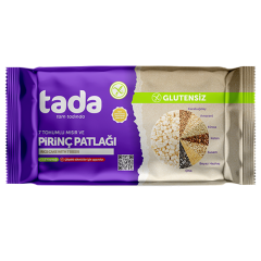 TADA Glutensiz 7 Tohumlu Mısır ve Pirinç Patlağı 60 gr