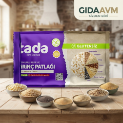 TADA Glutensiz 7 Tohumlu Mısır ve Pirinç Patlağı 60 gr