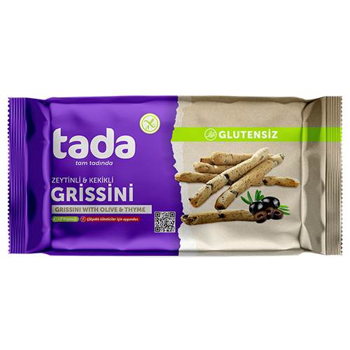 Glutensiz Zeytinli ve Kekikli Grissini 75 gr