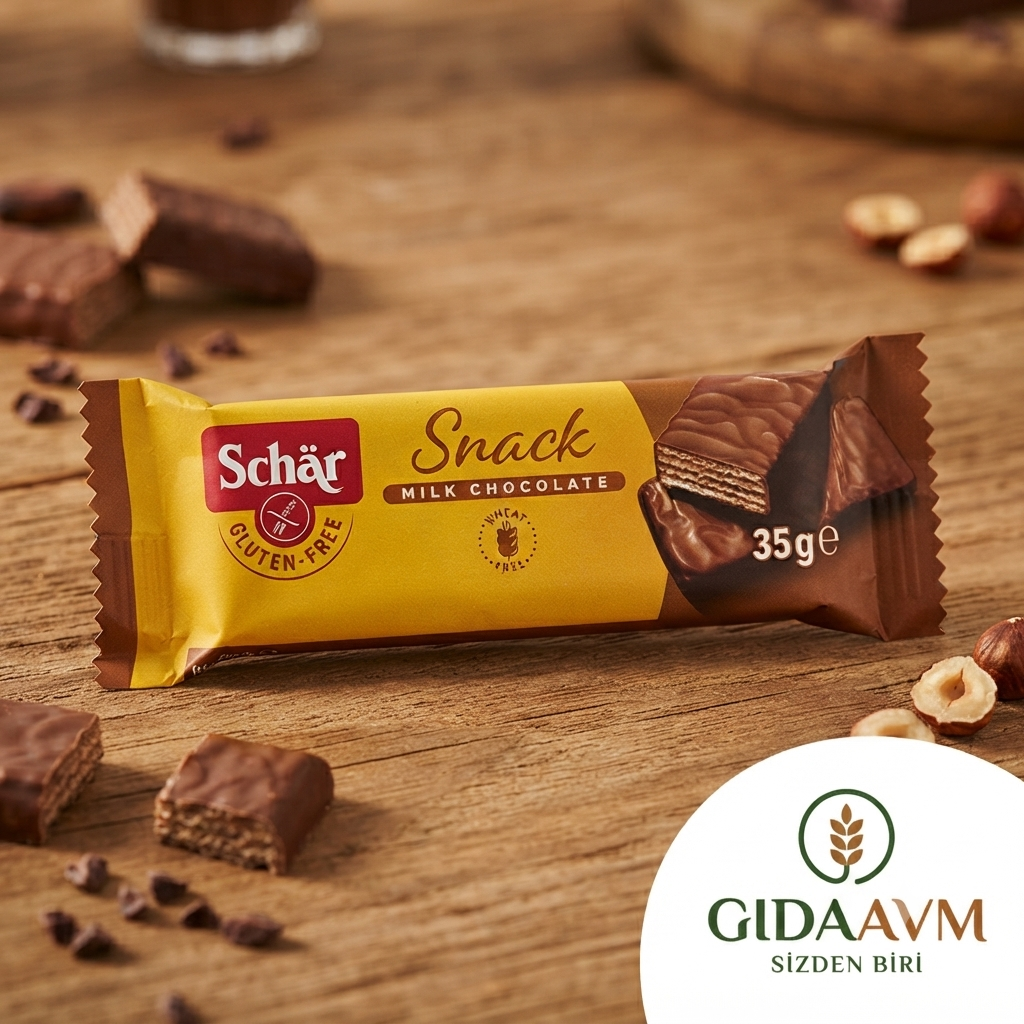 Schar Glutensiz Snack Çikolatalı Gofret 35 gr