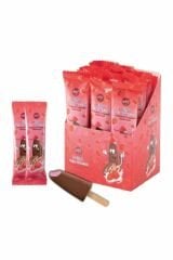 Dondurma Çubuğunda Çilek Aromalı Krema Dolgulu Çikolata 30 gr