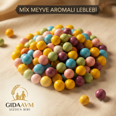 Glutensiz Mix Meyve Aromalı Leblebi Draje 250 gr