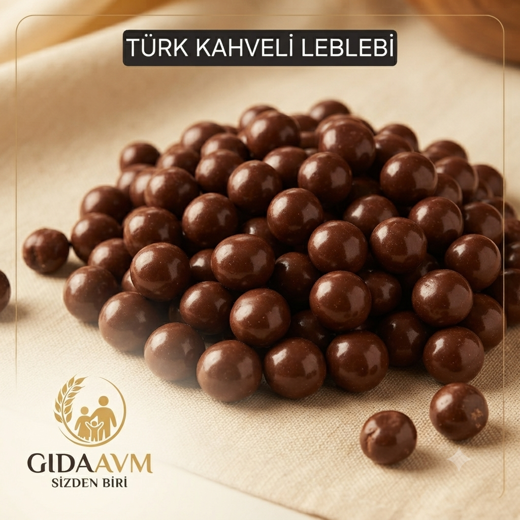 Glutensiz Türk Kahveli Leblebi Draje 250 gr