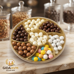 Glutensiz Çikolata Kaplı Karışık Leblebi Draje 400 gr