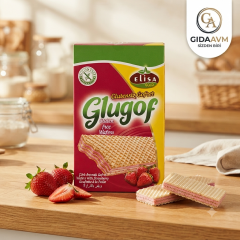 Elisa Gold Glutensiz Çilekli Gofret 125 gr
