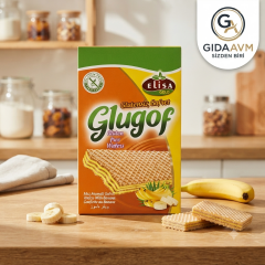 Elisa Gold Glutensiz Muz Aromalı Gofret 125 gr