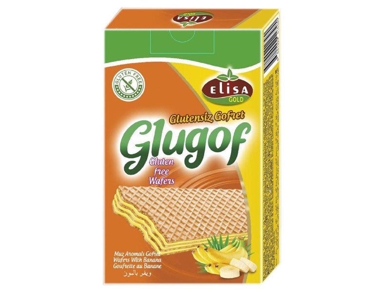 Elisa Gold Glutensiz Muz Aromalı Gofret 125 gr