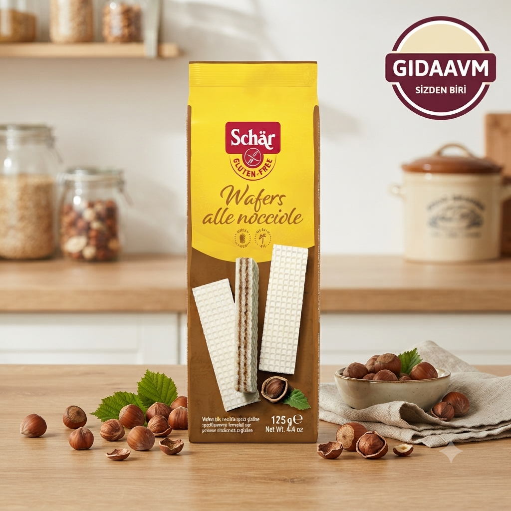 Schar Glutensiz Wafers 125g Fındıklı Gofret (TETT 26/11/2026)