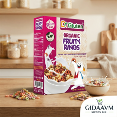 Dr.Gluten Organik Sebze Ve Meyve Sulu Halka Tahıl Gevreği 225 gr