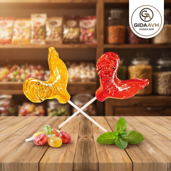 Glutensiz Candy Fox Horozlu Lolipop