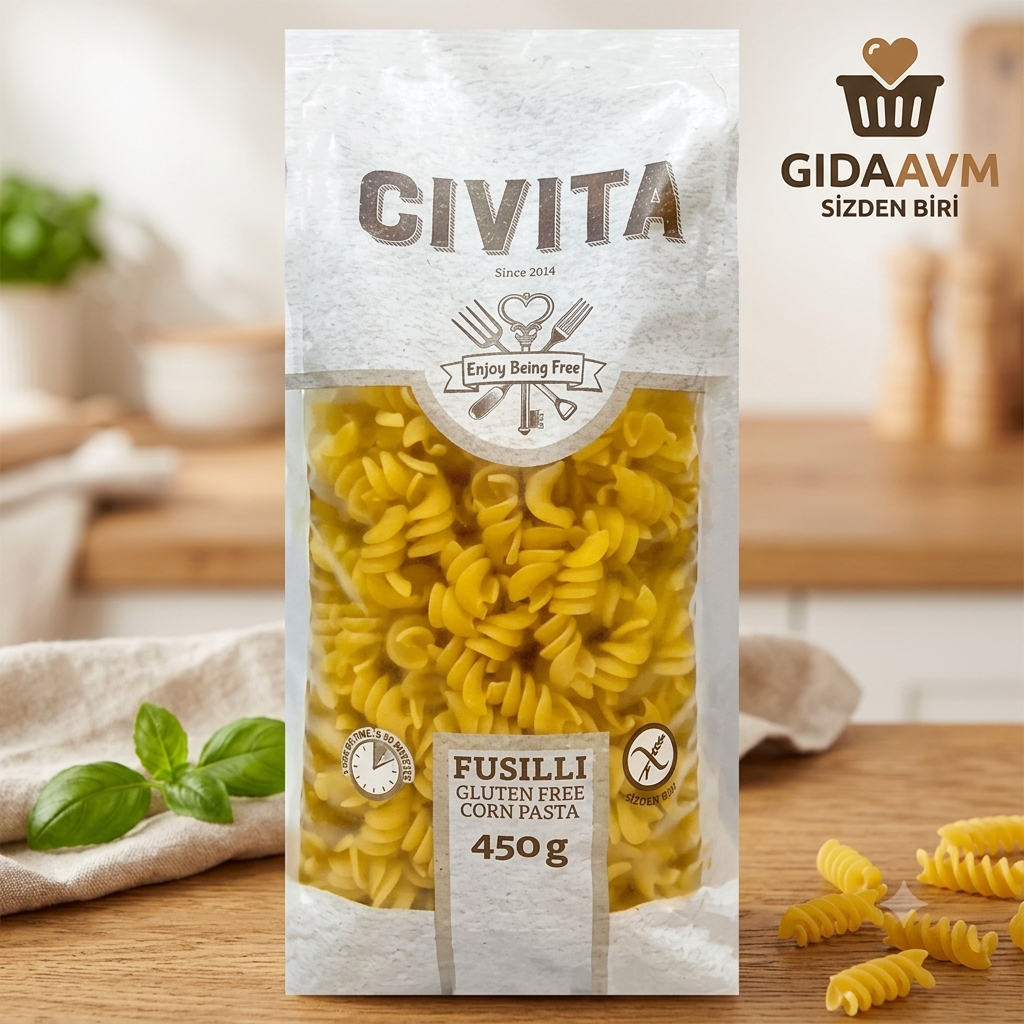 Cıvıta Fusilli Glutensiz Makarna 450 gr