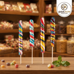 Glutensiz Candy Fox Burgu Lolipop Şeker