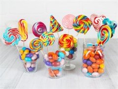 Glutensiz Candy Fox Papatya Lolipop Şeker